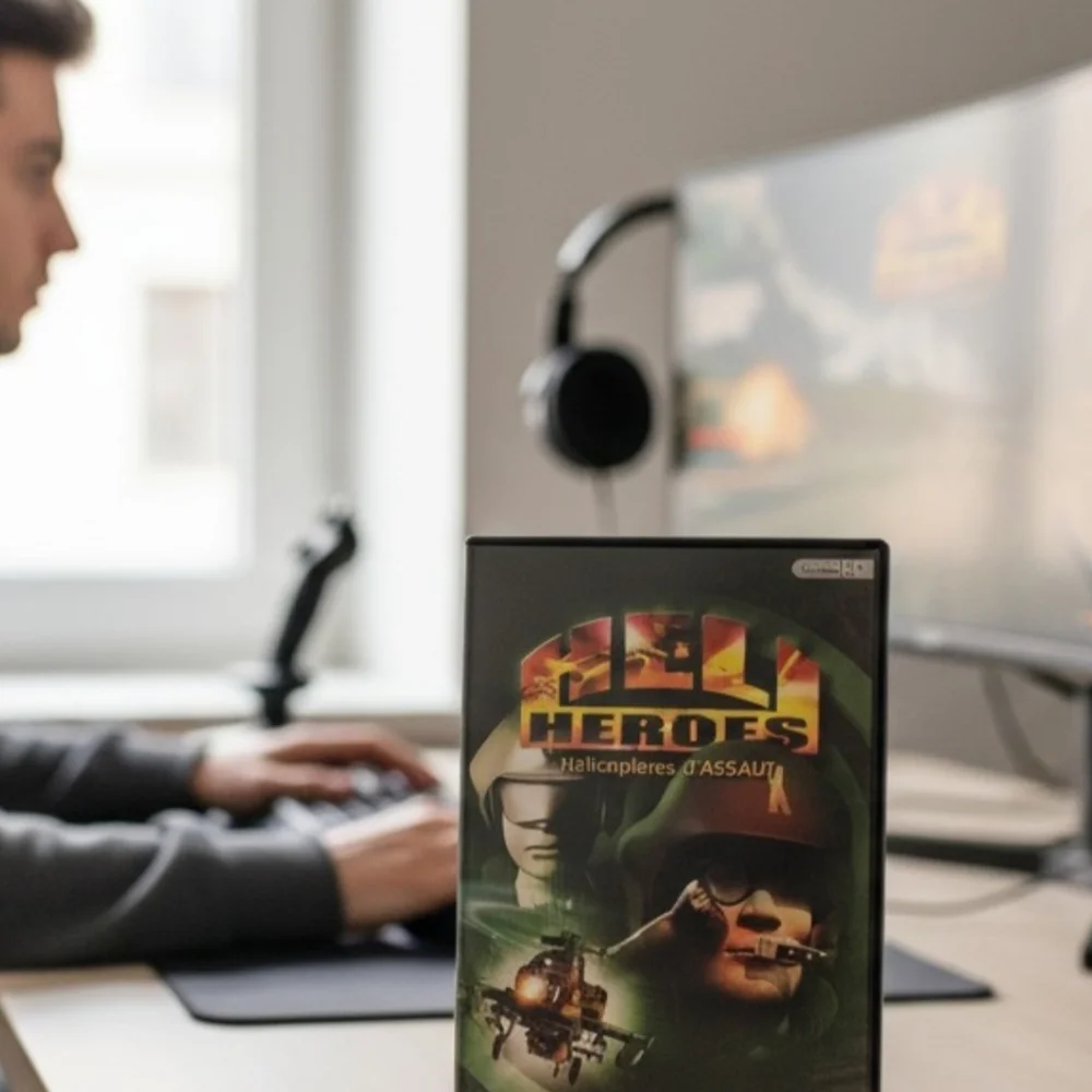 2002 Heli Heroes PC CD-ROM Arcade Style 